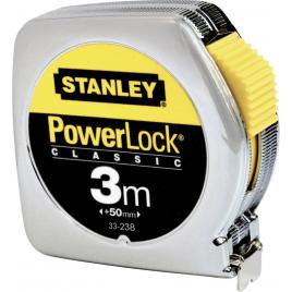 Stanley 1-33-218 ruleta powerlock classic cu carcasa metalica 3m x 12.7mm