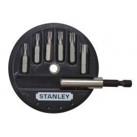 Stanley 1-68-739 set 7 piese1/4″ – torx: t10, t15, t20, t25, t30, t40 + adaptor magnetic