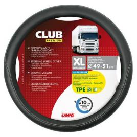 Husa volan Lampa Club Premium 49/51 cm Negru