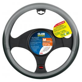 Manson volan Club Premium - M - and Oslash 37/39cm - Negru/Gri