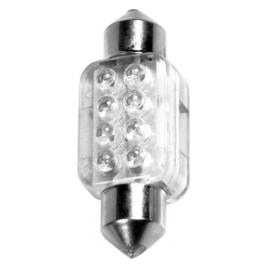Bec LED 12V - 13x35mm - 8LED Sofit SV8 5-8 1buc - Albastru