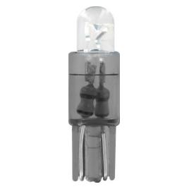 Bec tip LED 12V soclu plastic T5 W2x4 6d 2buc - Alb