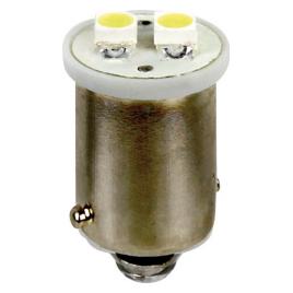 Bec Hyper-Led4 - 2SMD 12V pozitie soclu metal BA9s 2buc - Alb