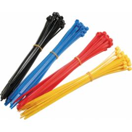Coliere plastic color 100buc - 0 25x15cm