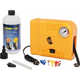 Compresor aer Pump and Go 12V si kit etansare pneuri