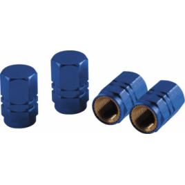 Ornamente capacele valve Hexagonal 4buc - Albastru