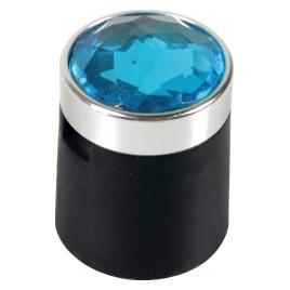Ornamente prezoane crystal 20buc - Hex 17mm - Albastru