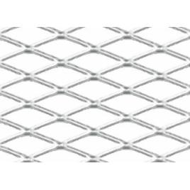 Plasa grila spoiler Racing Argintiu - Medium 6x12mm - 100X33cm
