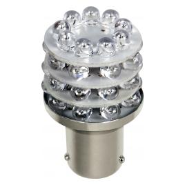 Bec Multi-Led 36Led 12V Frana Ceata - P21W BA15s - Rosu
