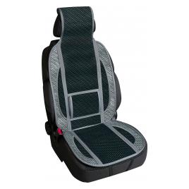 Husa scaun fata bambus Fresco-Sport 1buc - Negru/Gri