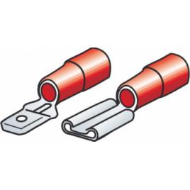 Kit papuci electrici 40buc mama tata - 6 3x0 8mm - Rosu