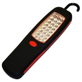 Lampa de lucru cu 24 LED-uri si magnet Alpin - Negru/Rosu