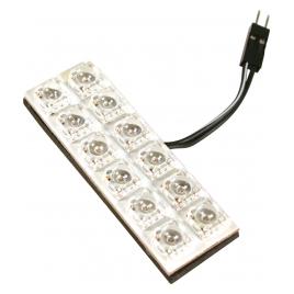 Panou cu 12 Hyper-Led 20x60mm - 12V - Alb
