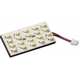 Panou cu 20 Hyper-Led SMD 25x50mm - 24V - Alb