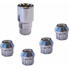 Piulite antifurt jante conice M12x1 25mm 4buc - Tip E