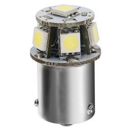 Bec Hyper-Led18 - 6SMD 24/28V R5W soclu metal BA15s 1buc - Alb