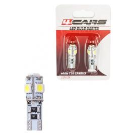 Bec Led - 5SMD 12V pozitie T10 W2 1x9 5d Canbus 2buc 4Cars - Alb
