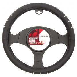 Manson volan Elegance - and Oslash 37-39cm - Negru/Crom
