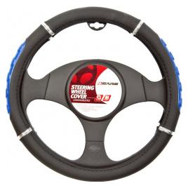 Manson volan Sport - and Oslash 37-39cm - Negru/Albastru
