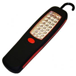 Lampa de lucru cu 24 LED-uri si magnet Kamar - Negru/Rosu