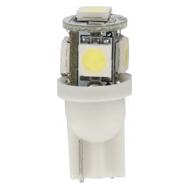 Bec Hyper-Led15 - 5SMD 24V pozitie T10 W2 1x9 5d 2buc - Alb