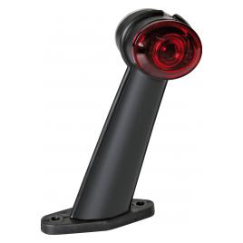 Lampa gabarit camion Ilumia cu brat 60 and deg - cu 2 LED-uri 24V - Alb/Rosu - Stanga