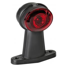 Lampa gabarit camion Ilumia cu brat scurt - cu 2 LED-uri 24V - Alb/Rosu