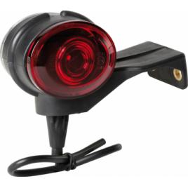 Lampa gabarit camion Ilumia cu prindere L - 2 LED-uri 24V - Alb/Rosu - Stanga