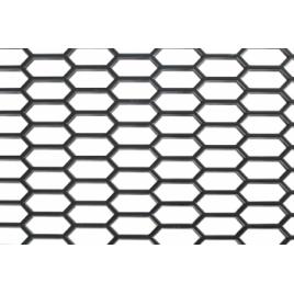 Plasa grila spoiler plastic Negru - Hexagon mare 15x35mm - 120x40cm