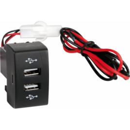 Priza dubla USB incorporabila 12/24V camion - Iveco