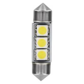Bec Hyper-Led9 - 3SMD 24/28V sofit 10x36mm soclu SV8 5-8 2buc - Alb