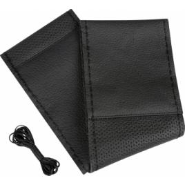 Husa volan piele Sport - Lampa - L - and Oslash 37-39cm - Negru