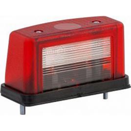 Lampa iluminat numar inmatriculare cu 2 functii W08 12/24V Kamar - Rosu/Alb