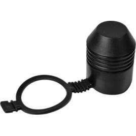 Ornament protectie carlig remorcare cu inel - Negru