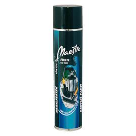 Vopsea acrilica lucioasa aerosol Maestro 600ml RAL9005 - Negru