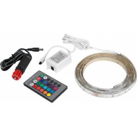 Banda LED RGB cu telecomanda 12/24V - 200cm