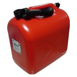 Canistra combustibil din plastic rosu - 20l