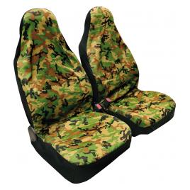 Huse scaun fata Camouflage 2buc
