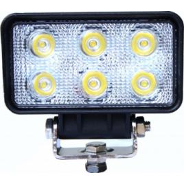 Proiector cu LED din metal dreptunghiular 18W 12/24V Kamar