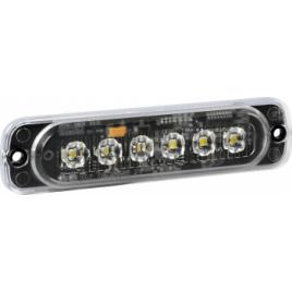 Stroboscop multifunctional 6LED 12/24V - Portocaliu