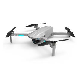 Drona L700 PRO 4K HD GPS, camera dual profesionala, distanta de control 1200 m, doi acumulatori, genata transport, gri