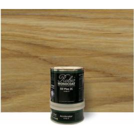Set ulei lemn interior si accelerator Rubio RMC Oil Plus 2C Biscuit 350ml
