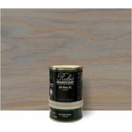 Set ulei lemn interior si accelerator Rubio RMC Oil Plus 2C Gris Belge 350ml