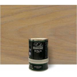 Set ulei lemn interior si accelerator Rubio RMC Oil Plus 2C Mud LIght 350ml
