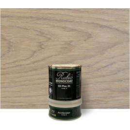 Set ulei lemn interior si accelerator Rubio RMC Oil Plus 2C White 350ml