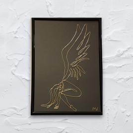 Tablou Înger, 24×30 cm