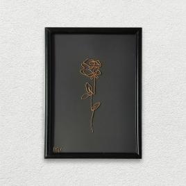 Tablou trandafir, 13×18 cm