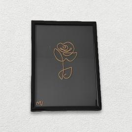 Tablou trandafir, 13×18 cm