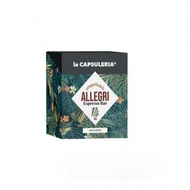Set 10 capsule CAFEA ALLEGRI ESPRESSO BAR  COMPOSTABILE compatibile Nespresso, LA CAPSULERIA