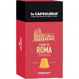 Set 10 capsule CAFEA CUORE DI ROMA compatibile Nespresso, LA CAPSULERIA 70 g